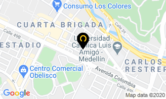 Mapa de Consultoria Contable Profesional en Medellín