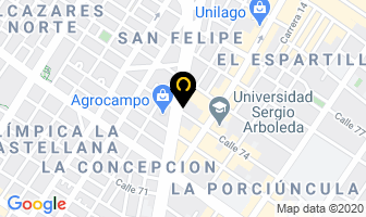 Mapa de Consultoria Y Proyectos Ltda. en Bogotá D.C