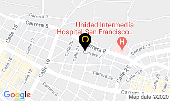 Mapa de Consultorio Bioterapeutico en Ibagué