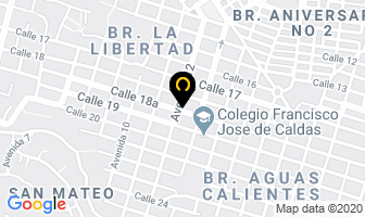Mapa de Consultorio Dental en Cúcuta