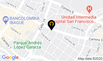 Mapa de Consultorio Dental en Ibagué