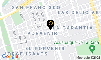 Mapa de Consultorio Dental Emigdio en Cali