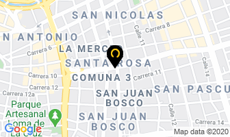 Mapa de Consultorio Dental Gómez en Cali
