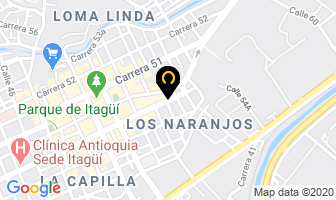 Mapa de Consultorio Odontologico en Itaguí