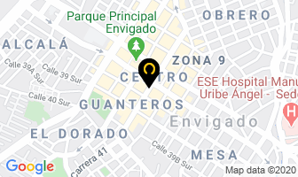 Mapa de Consultorio Odontologico en Envigado