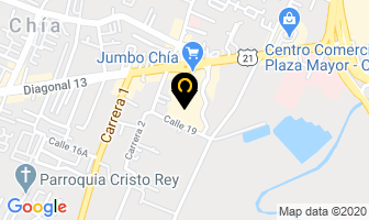 Mapa de Consultorio Odontologico en Chía