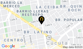 Mapa de Consultorio Odontológico en Cúcuta
