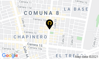 Mapa de Consultorio Odontológico López en Cali