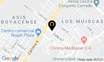 Mapa de Consultorio Odontologico Unident en Tunja