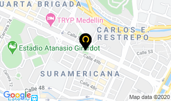 Mapa de Contacto Solutions en Medellín