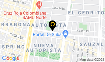 Mapa de Contacto T & T en Bogotá D.C