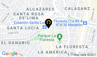 Mapa de Contactos Efectivos E.u. en Medellín