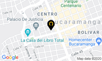Mapa de Contadores Ltda. en Bucaramanga