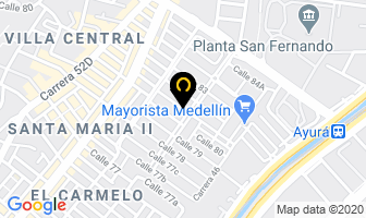 Mapa de Continental De Granos en Medellín