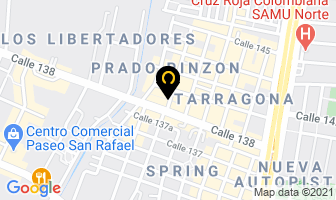 Mapa de Continental De Mudanzas en Bogotá D.C