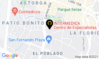 Mapa de Continental Gold Ltd. en Medellín