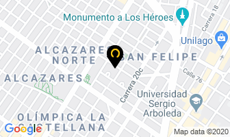 Mapa de Contracool Ltda en Bogotá D.C