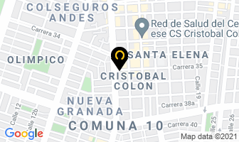 Mapa de Control De Plagas Urbanas Ltda en Cali