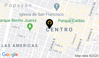 Mapa de Control Dent en Popayán