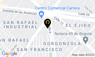 Mapa de Control Gold Ltda. en Bogotá D.C