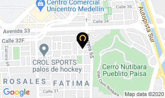 Mapa de Controlatunegocio.net en Medellín