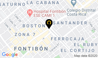 Mapa de Controles Fontibon en Bogotá D.C