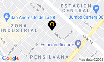 Mapa de Conversiones Serrano Asociados Ltda. en Bogotá D.C