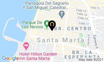 Mapa de Cooapentersa en Santa Marta
