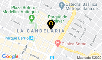Mapa de Coocredito en Medellín