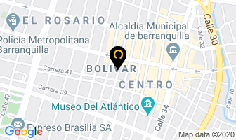 Mapa de Coofamcov en Barranquilla