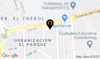 Mapa de Coolechera Ltda. en Santa Marta