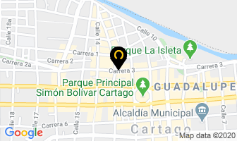 Mapa de Coomeva en Cartago