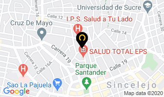 Mapa de Coomeva E.p.s. S.a. en Sincelejo