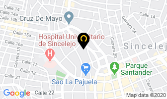 Mapa de Coomeva Medicina Prepagada S.a. en Sincelejo