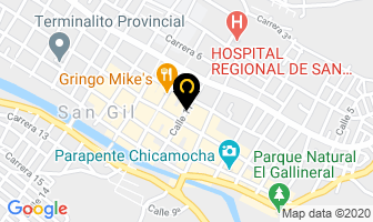 Mapa de Coomultagro Ltda. en San Gil