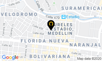 Mapa de Coomultreeevv Esp en Medellín