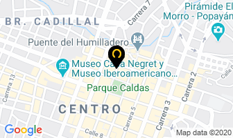 Mapa de Coonalrecaudo Ltda en Popayán