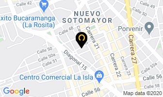 Mapa de Coopasan en Bucaramanga