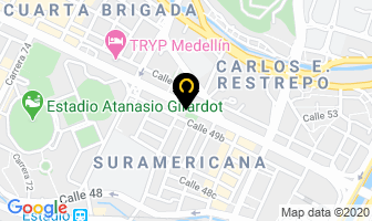 Mapa de Cooperamigo en Medellín