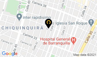 Mapa de Cooperata en Barranquilla