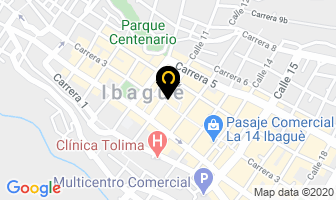 Mapa de Cooperativa Coopserp en Ibagué