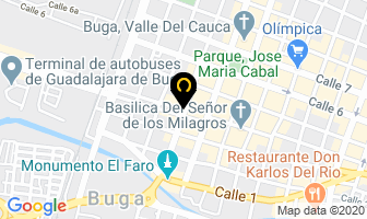 Mapa de Cooperativa Fraternidad Sacerdotal Ltda. en Buga