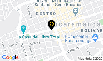 Mapa de Cooperativa People Work en Bucaramanga