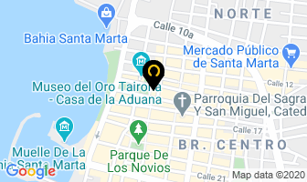Mapa de Cooperativa Roger en Santa Marta