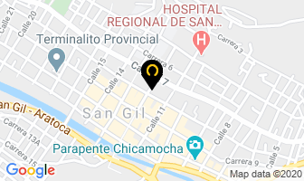 Mapa de Coopfonce C.t.a. Cooperativa Comercial. en San Gil