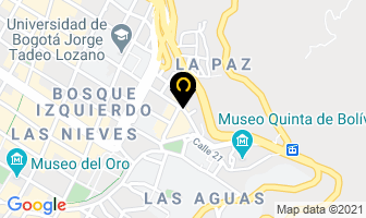 Mapa de Coopinsi en Bogotá D.C