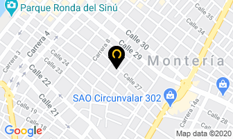 Mapa de Cooprofesionales Ltda. en Montería