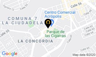 Mapa de Cooprofesores en Bucaramanga