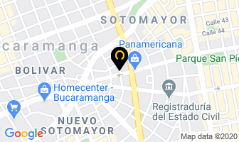 Mapa de Coopvibucaros.cta@hotmail.com en Bucaramanga