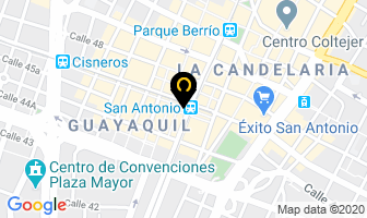 Mapa de Coordinadora en Medellín